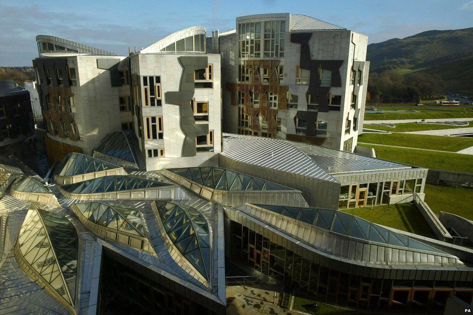 Здание шотландского парламента