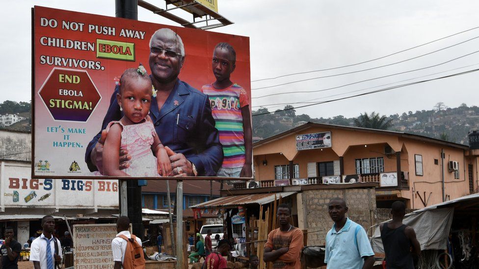 Ebola poster in Freetown