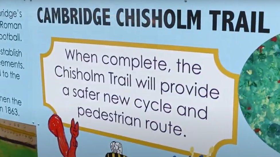 Cambridge Chisholm Trail mural