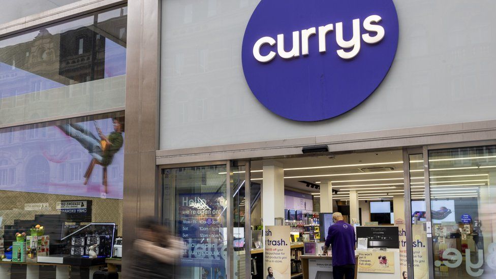 Currys store on Oxford Street, London