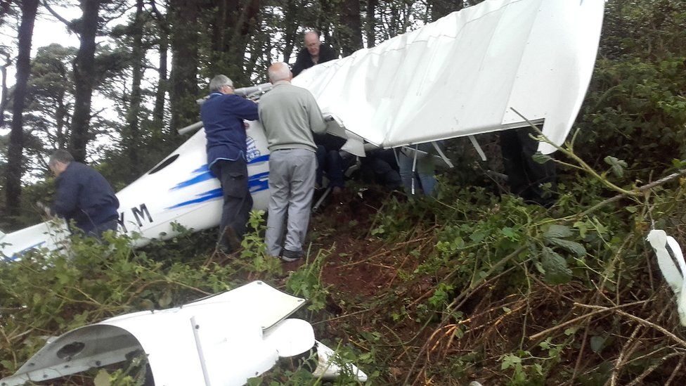 Castlewellan light aircraft crash