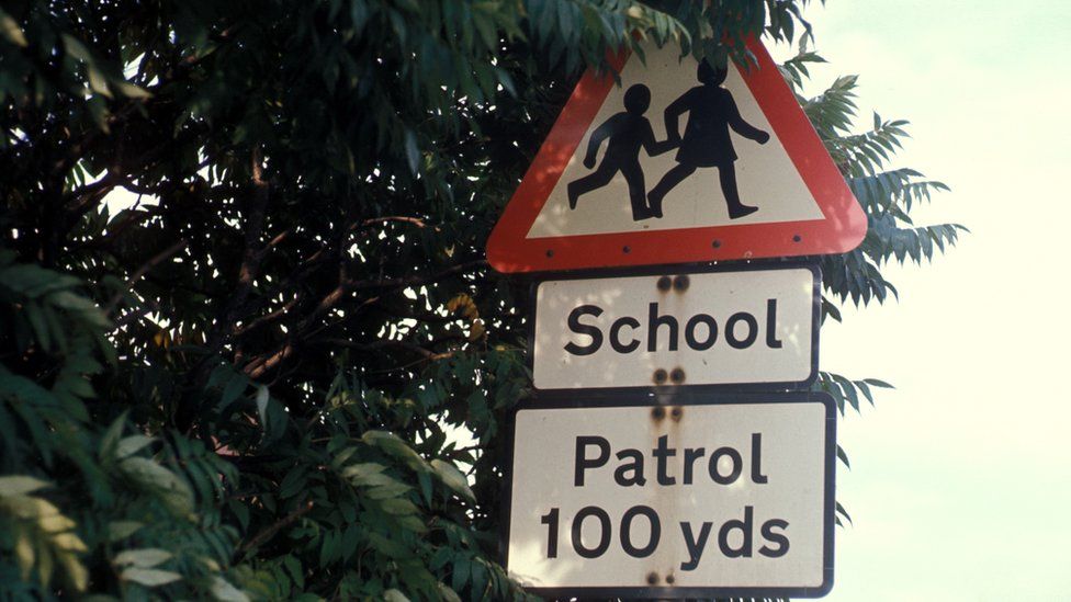 School crossing patrol sign