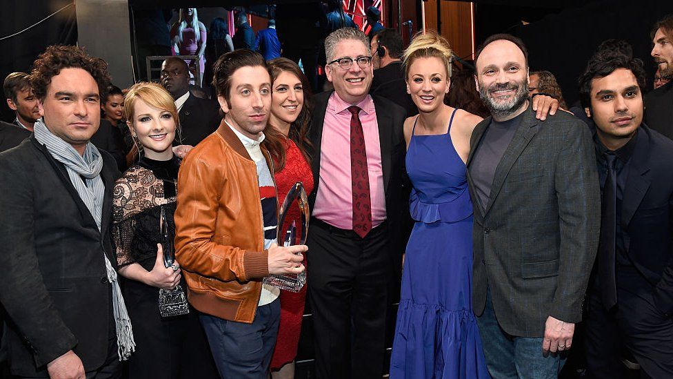 The cast and crew of The Big Bang Theory