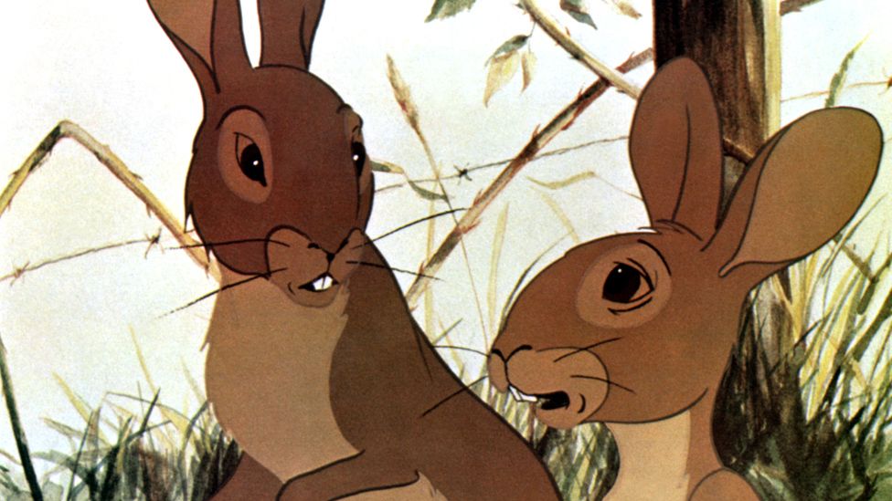 A still image from Watership Down