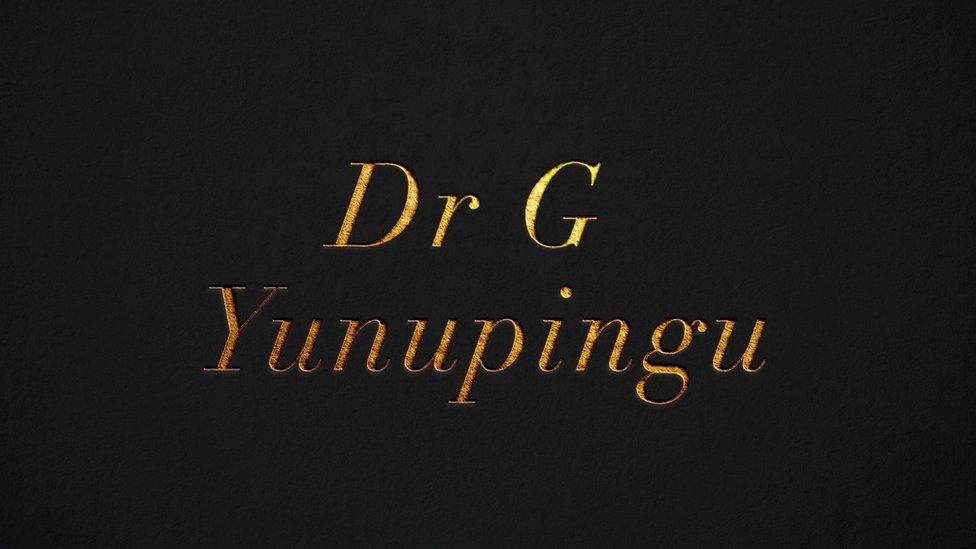 A record label image says: "Dr G Yunupingu"