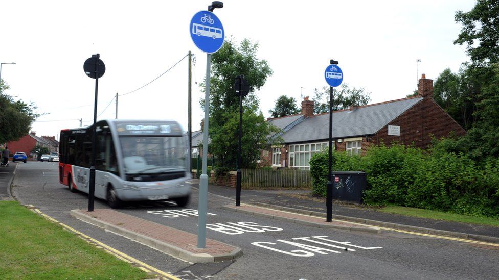 Sunderland Drivers to face fines for driving in bus lanes BBC News