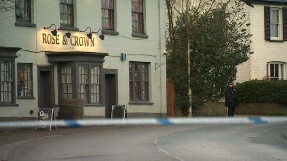 Writtle Murder Man Dies In Double Stabbing Near Village Pub Bbc News
