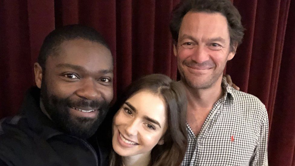 David Oyelowo, Lily Collins and Dominic West
