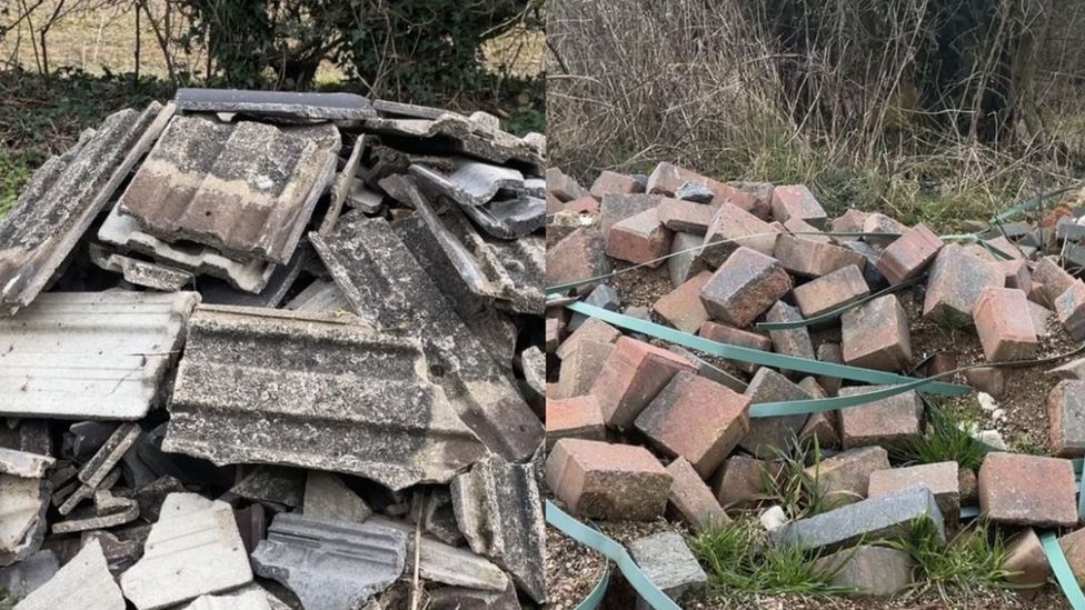 Fly tipping in Fulbeck