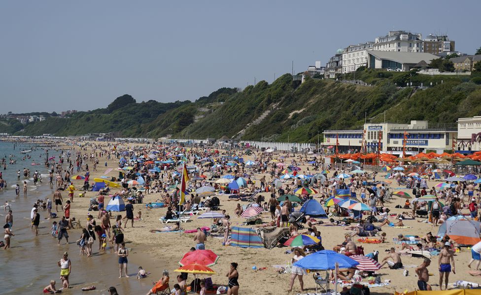 Bournemouth Beach on 17 June