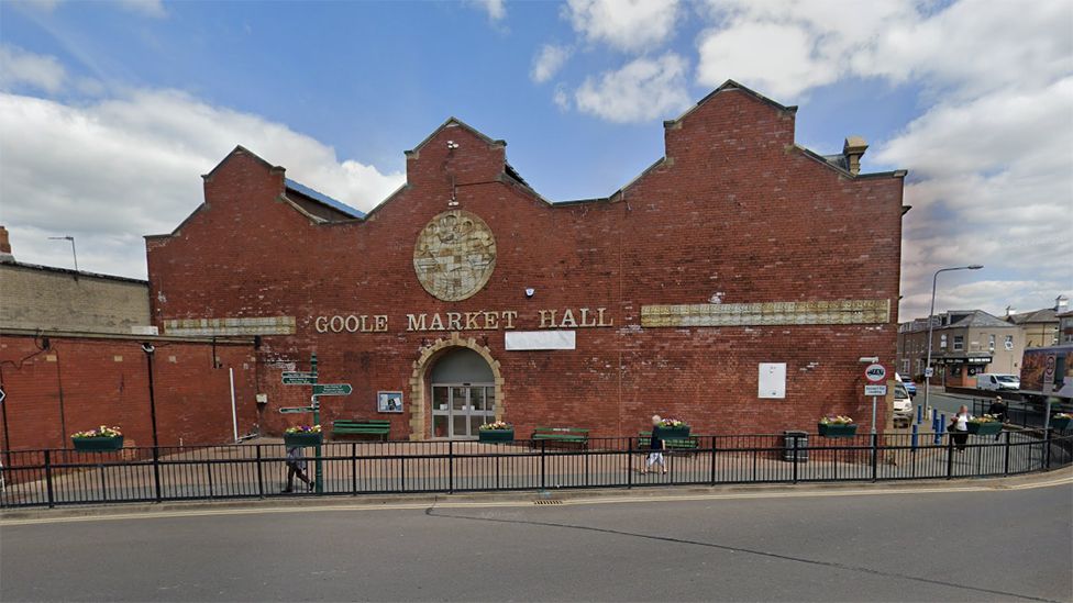 Exterior of Goole Market hall