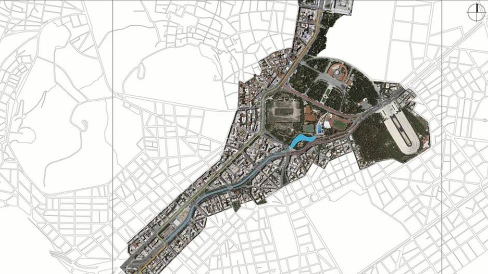 Plan for developing River Ilisos, Athens, 2019