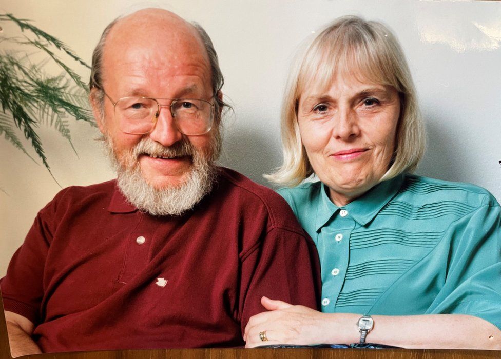 Martin Birkhans with his wife Joan Lingard