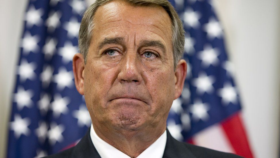 John Boehner pictured on 9 September 2015