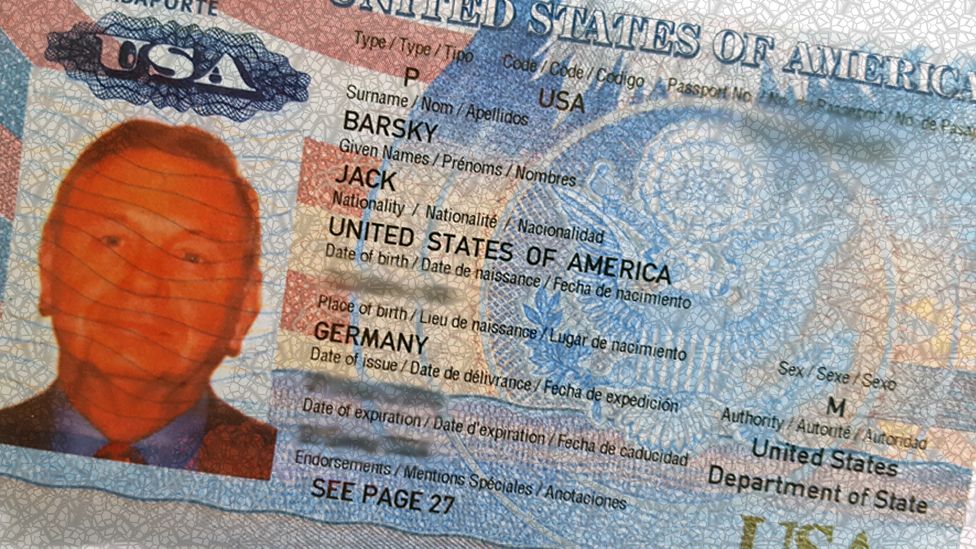 Jack Barsky's American passport