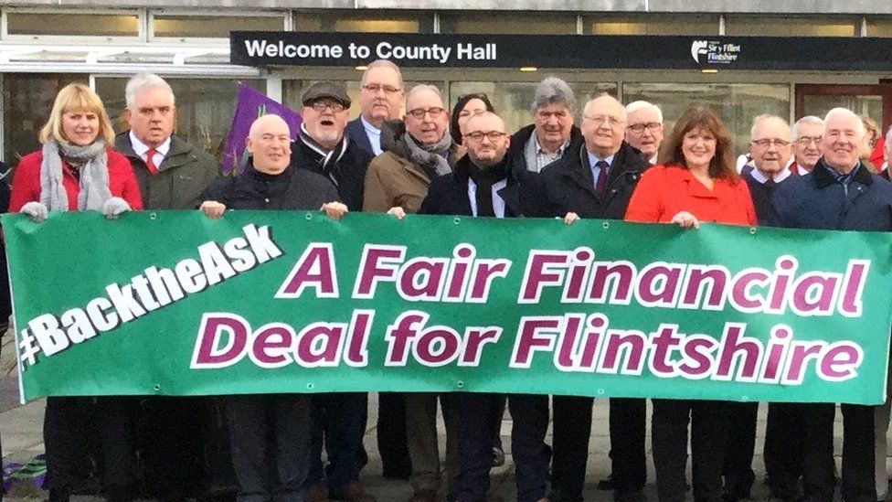 Flintshire councillors set off to lobby Welsh ministers