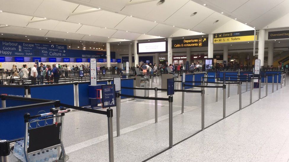 BA passengers 'trying not to cry' over cancelled flights BBC News