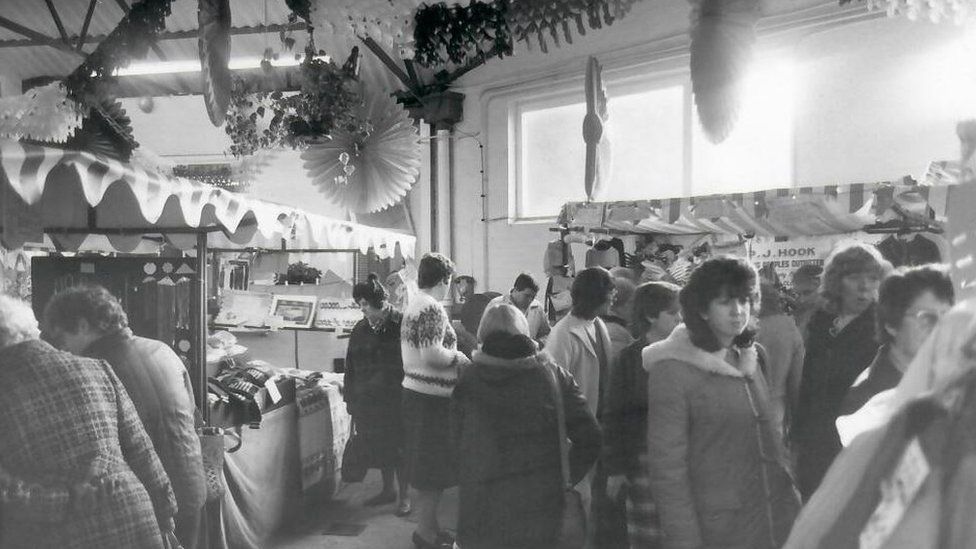 Clacton Christmas market 1982