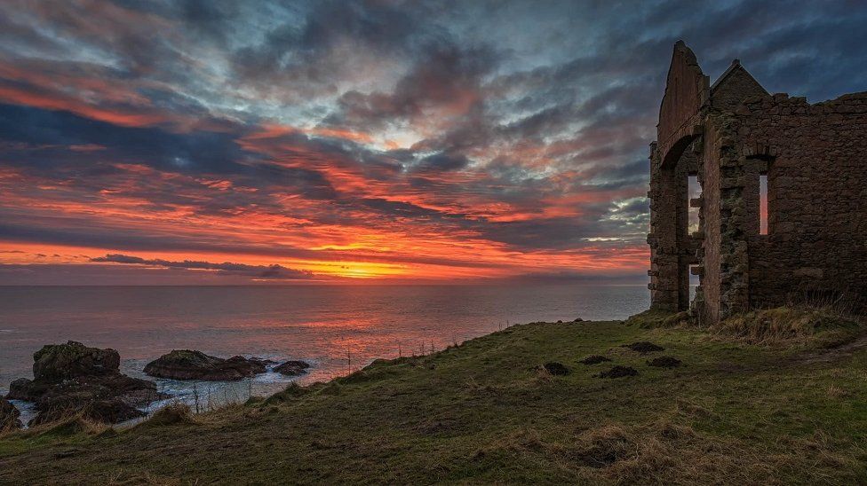 Slains Castle, Aberdeenshire.