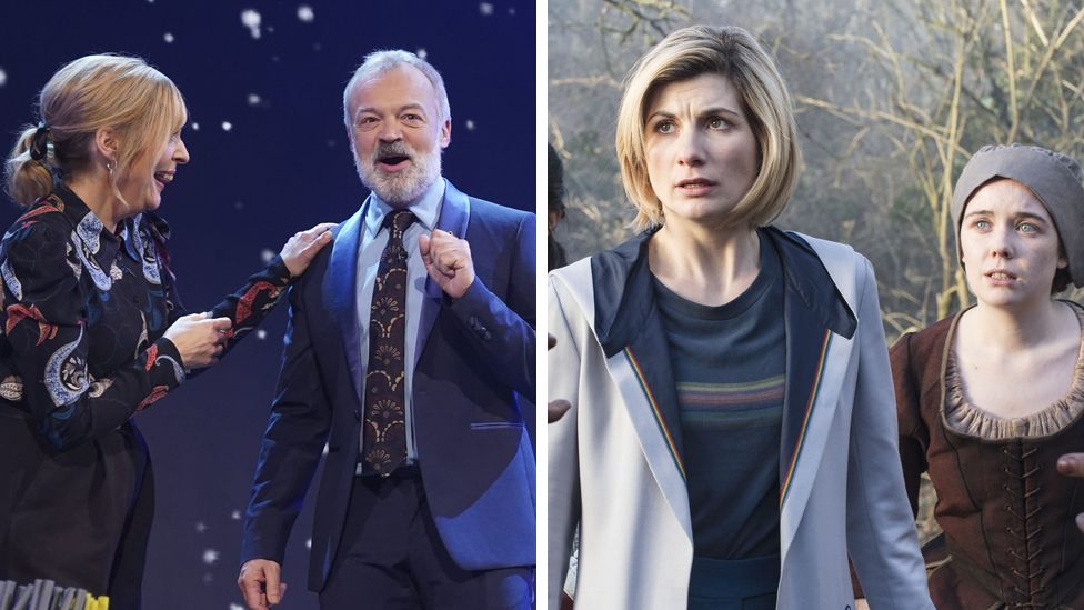 Stills from Children in Need and Dr Who