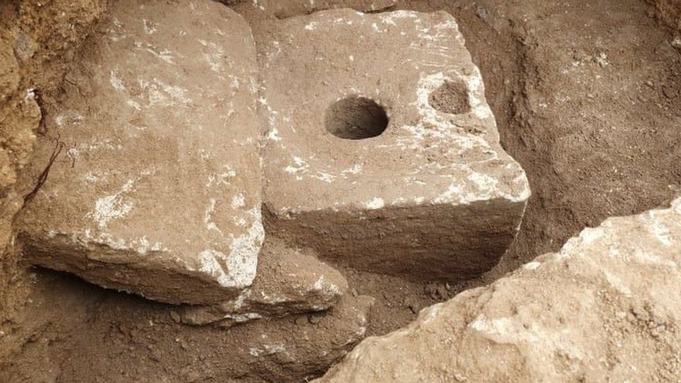 Archaeology Check out this 2,700yearold toilet discovered in