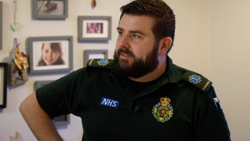Lewis Stoner, a paramedic from Devon