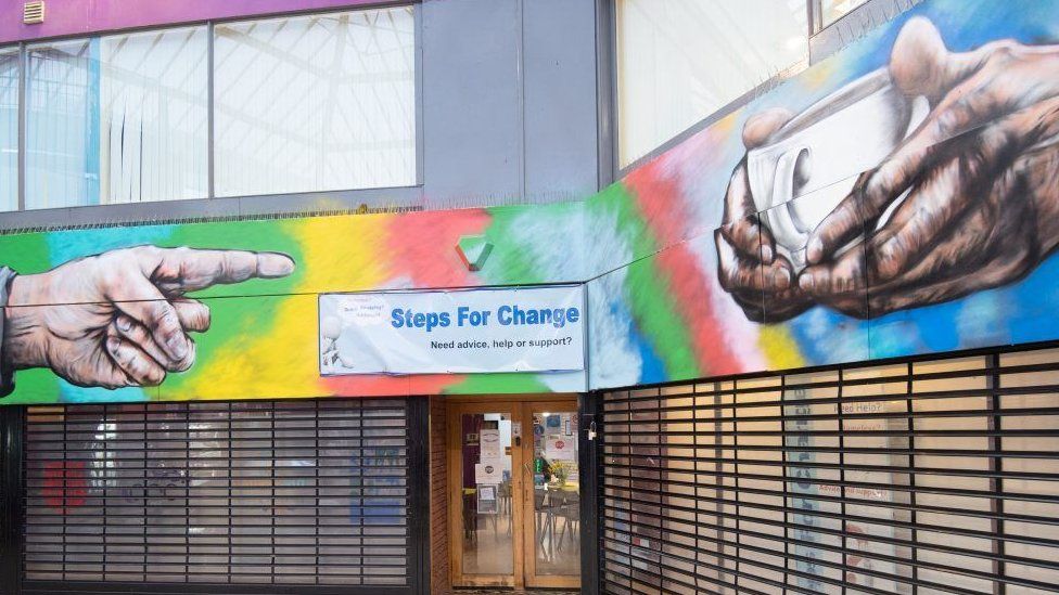 Steps For Change in City Arcade