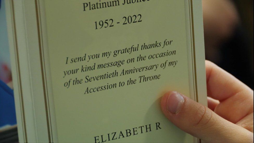 The message on the card