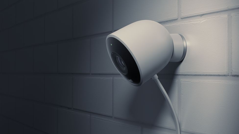 Nest Cam Outdoor fixed to a wall