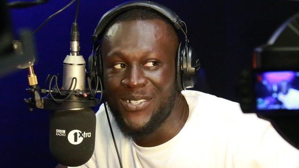 Behind the scenes of Stormzy's Glastonbury set - BBC News