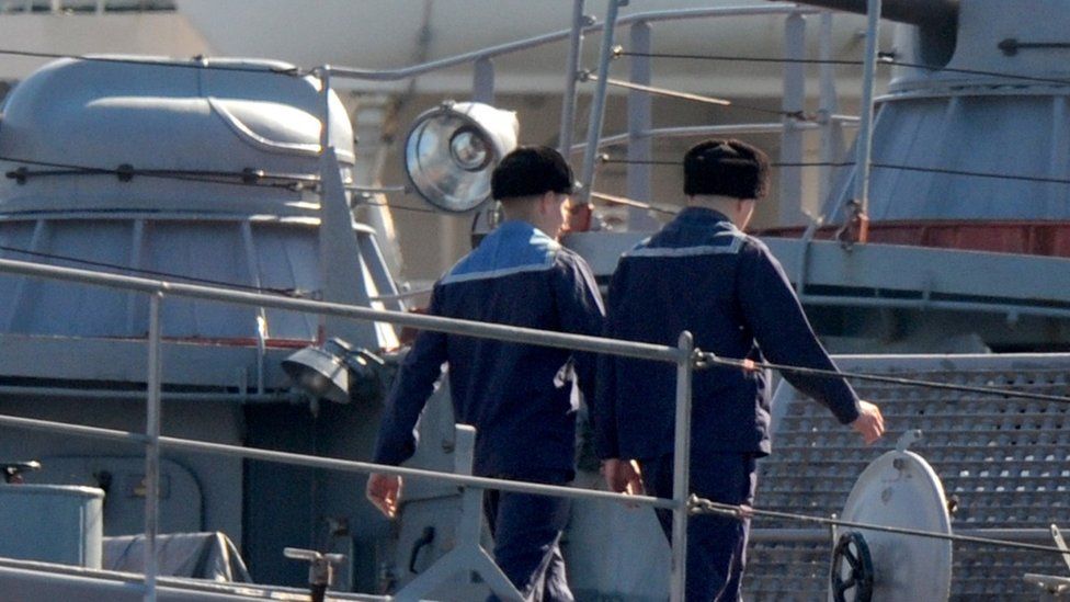 Russian ship in Sevastopol, 2014