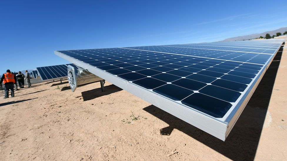 Solar panel in Nevada