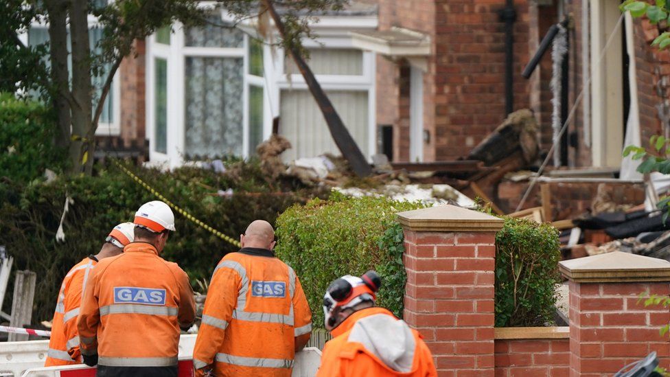 Emergency services at the scene in Dulwich Road, Kingstanding, where an explosion on Sunday destroyed a house and caused damage to other properties and vehicles nearby. Picture date: Monday June 27, 2022.