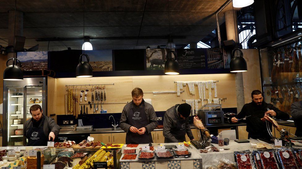 Workers at Spanish restaurant