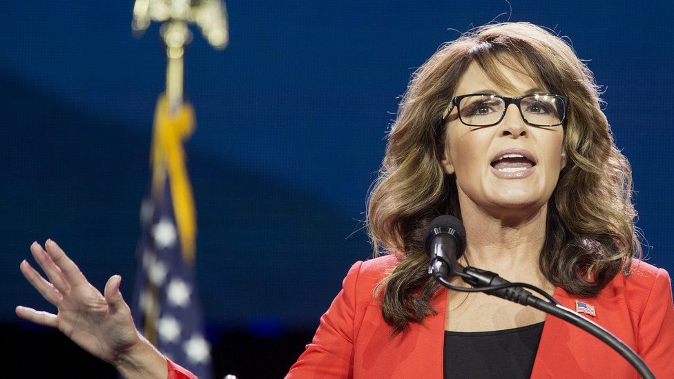 Sarah Palin, former governor of Alaska, speaks during the Western Conservative Summit in Denver, Colorado.