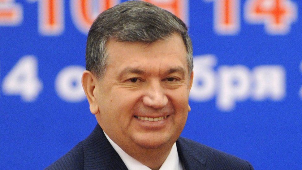 Uzbekistan's prime minister and acting president, Shavkat Mirziyoyev