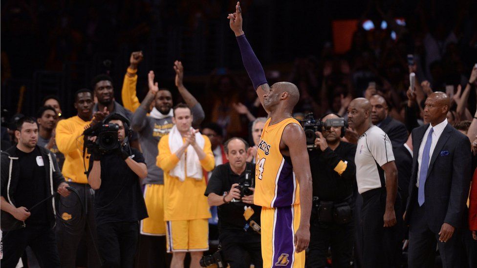 Kobe Bryant's Final Game - The No. 8 of the Staples Center