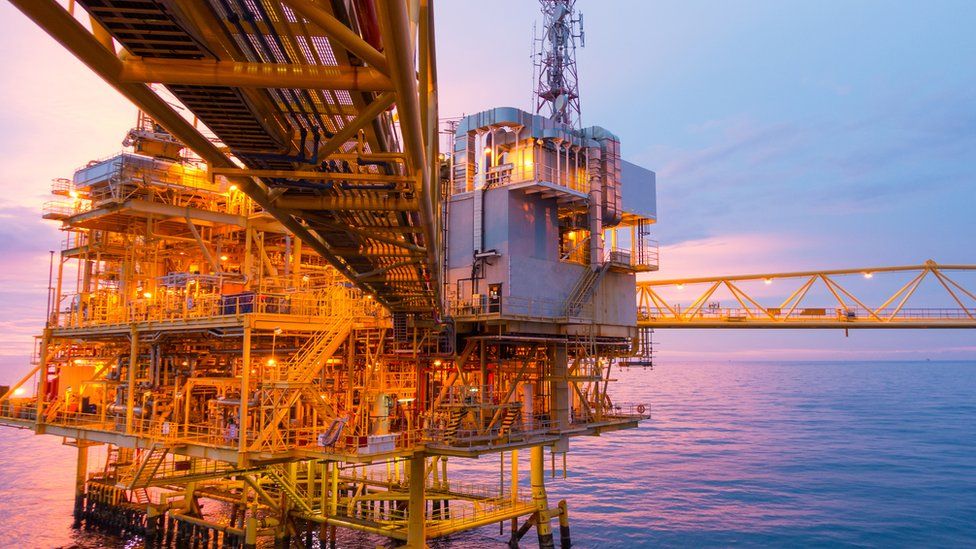 Plataforma petrolífera.