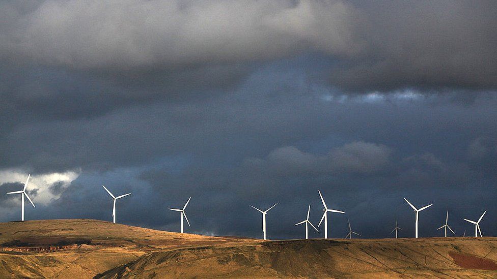 Wind farm, south Pennines