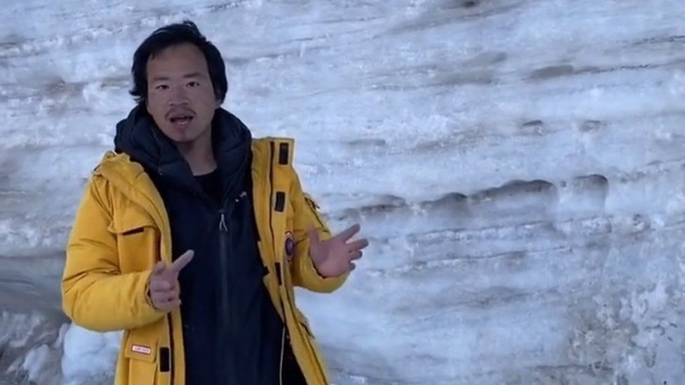 Picture of 'Glacier Bro' Wang Xiangjun