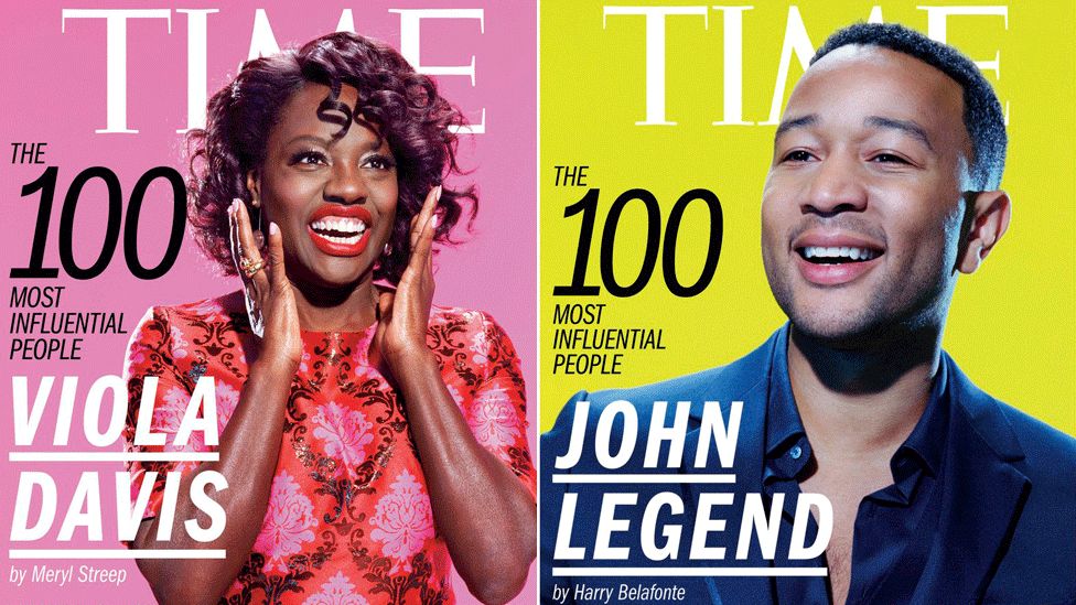 Viola Davis and John Legend Time magazine covers