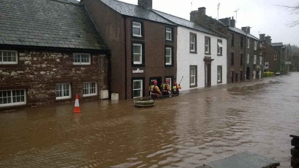 Firefighters waist high in Appleby