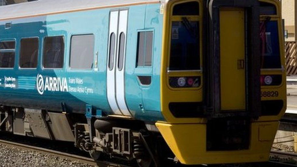 Arriva Trains Wales train in Cardiff