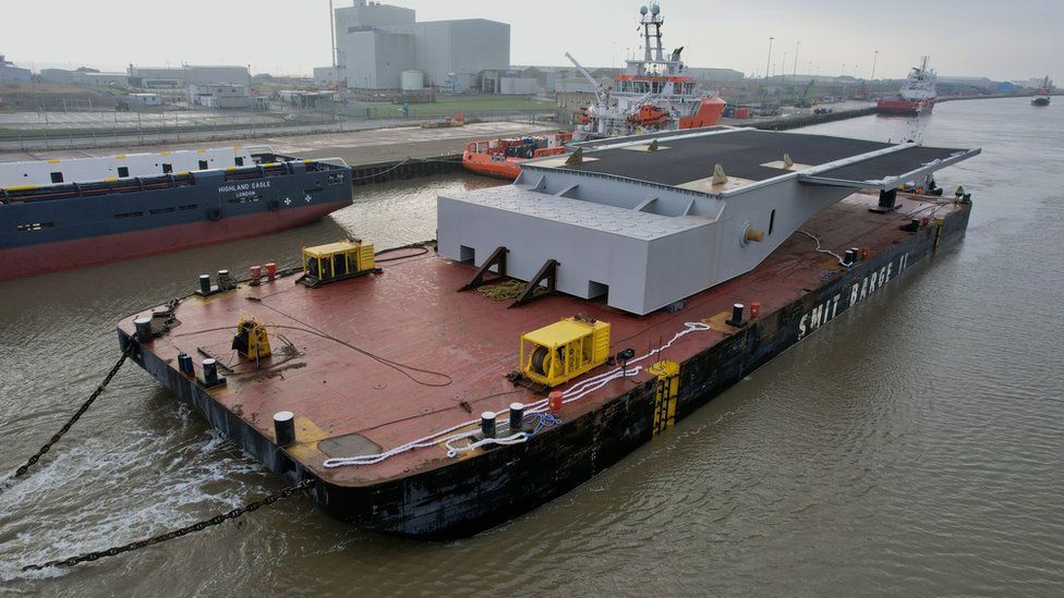 Part of Herring Bridge on ship