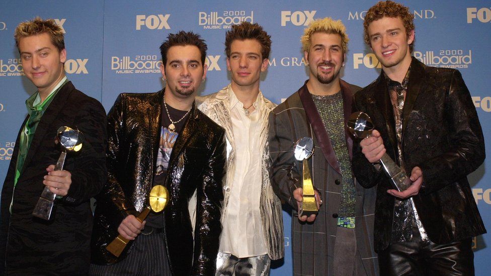 American vocalist Justin Timberlake, of the group NYSNC, poses during  News Photo - Getty Images