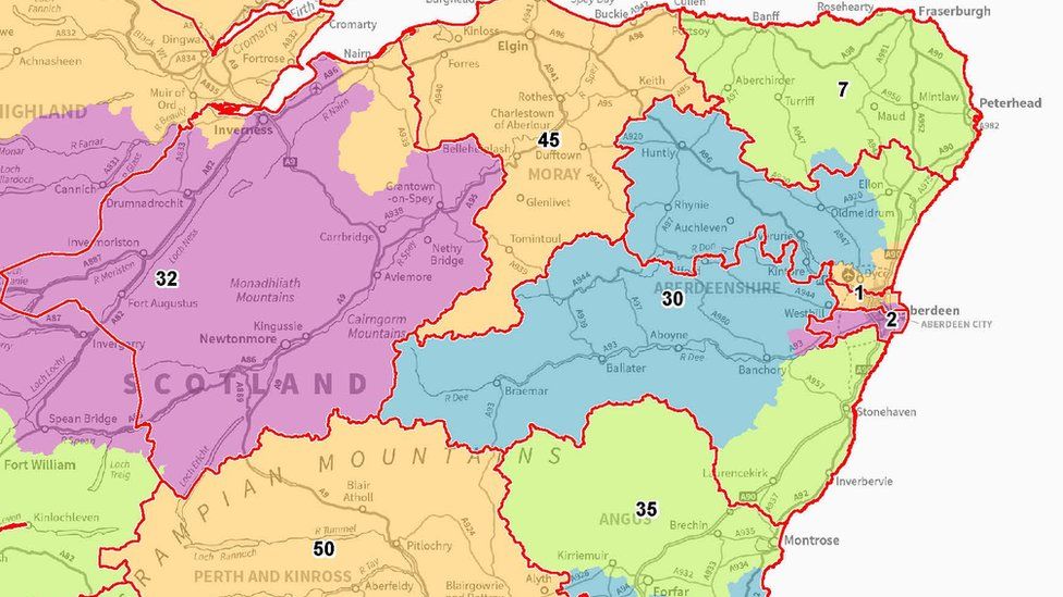 Setting boundaries Drawing up Scotland