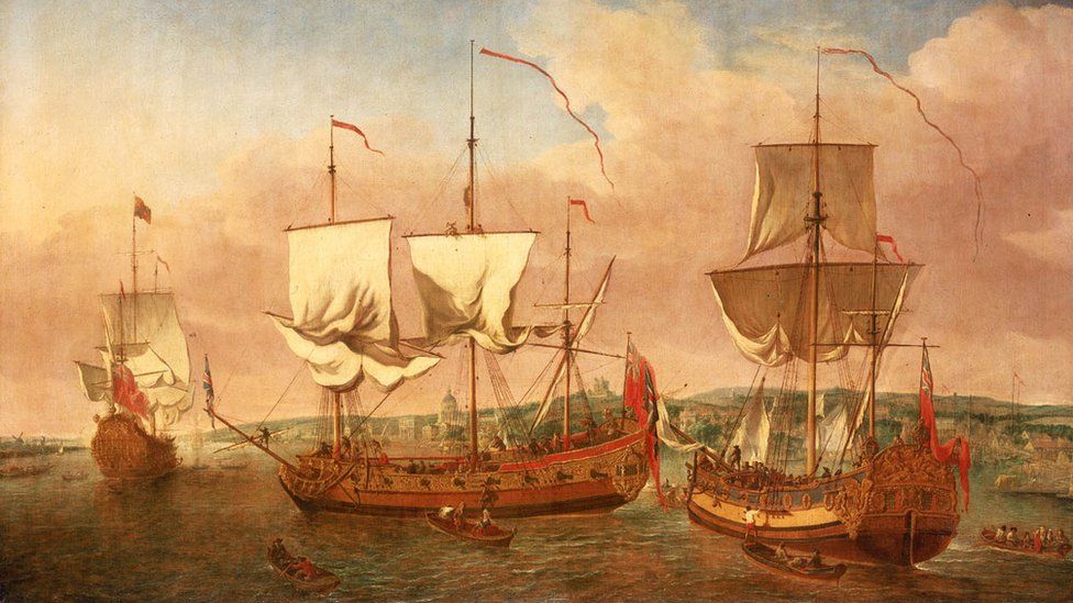 The 'Peregrine' and other royal yachts, Greenwich