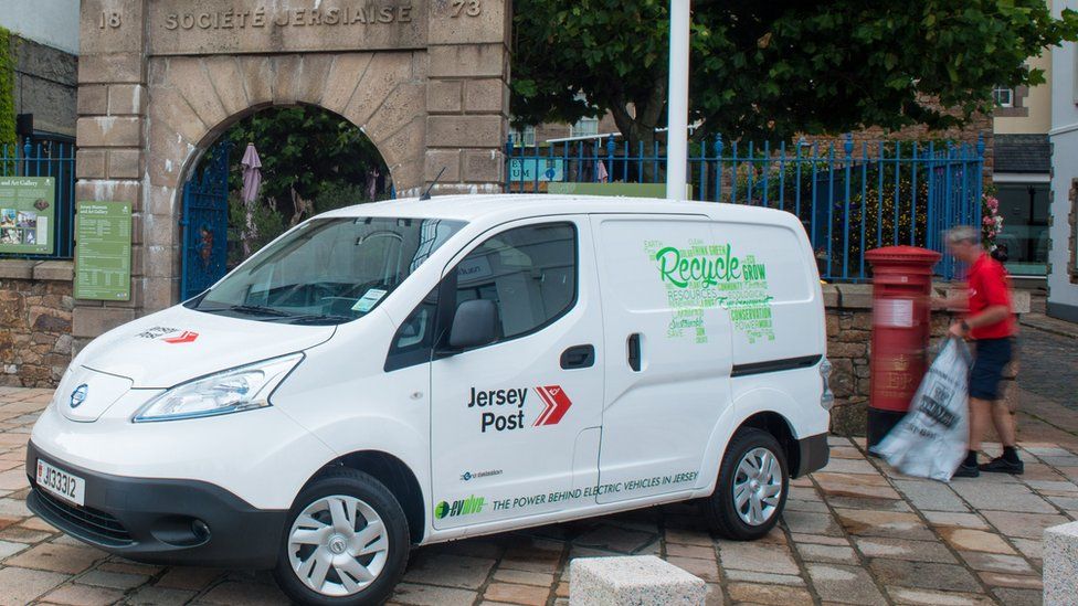 Jersey Post took delivery of 15 Nissan e-NV200s last year