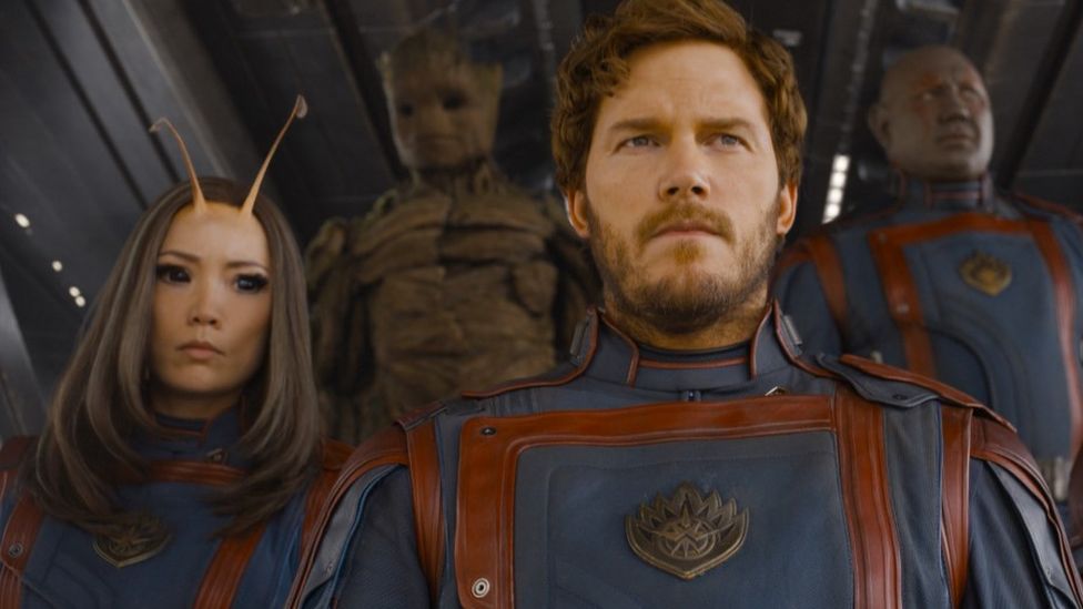 The cast of Guardians of the Galaxy volume 3