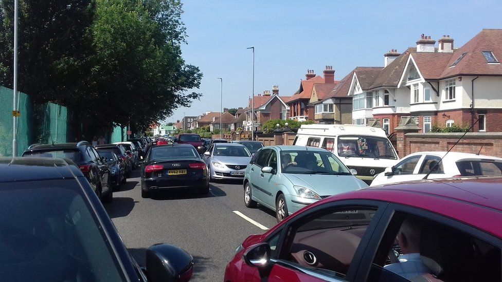 Congestion in Southsea